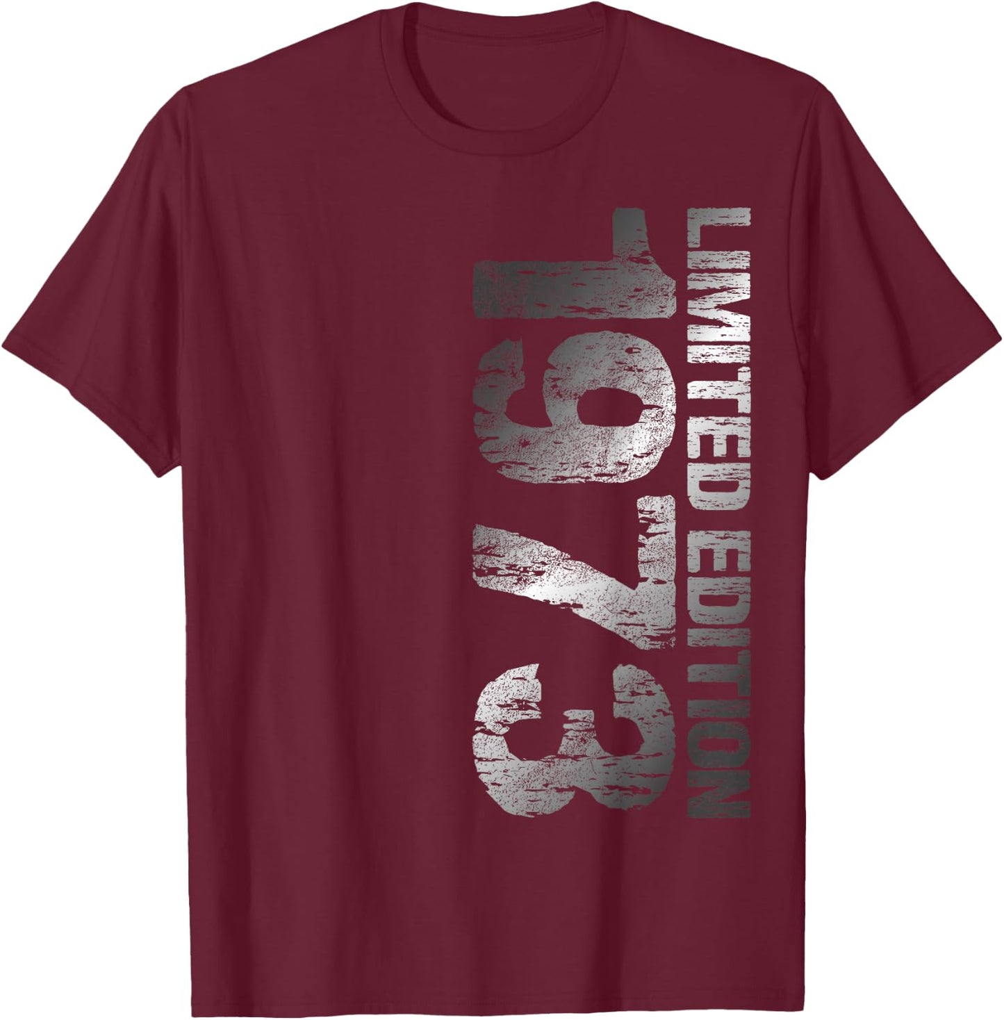1973 Mann Frau 53. Geburtstag Limited Edition 53 T-Shirt - T-Shirt | Maroon
