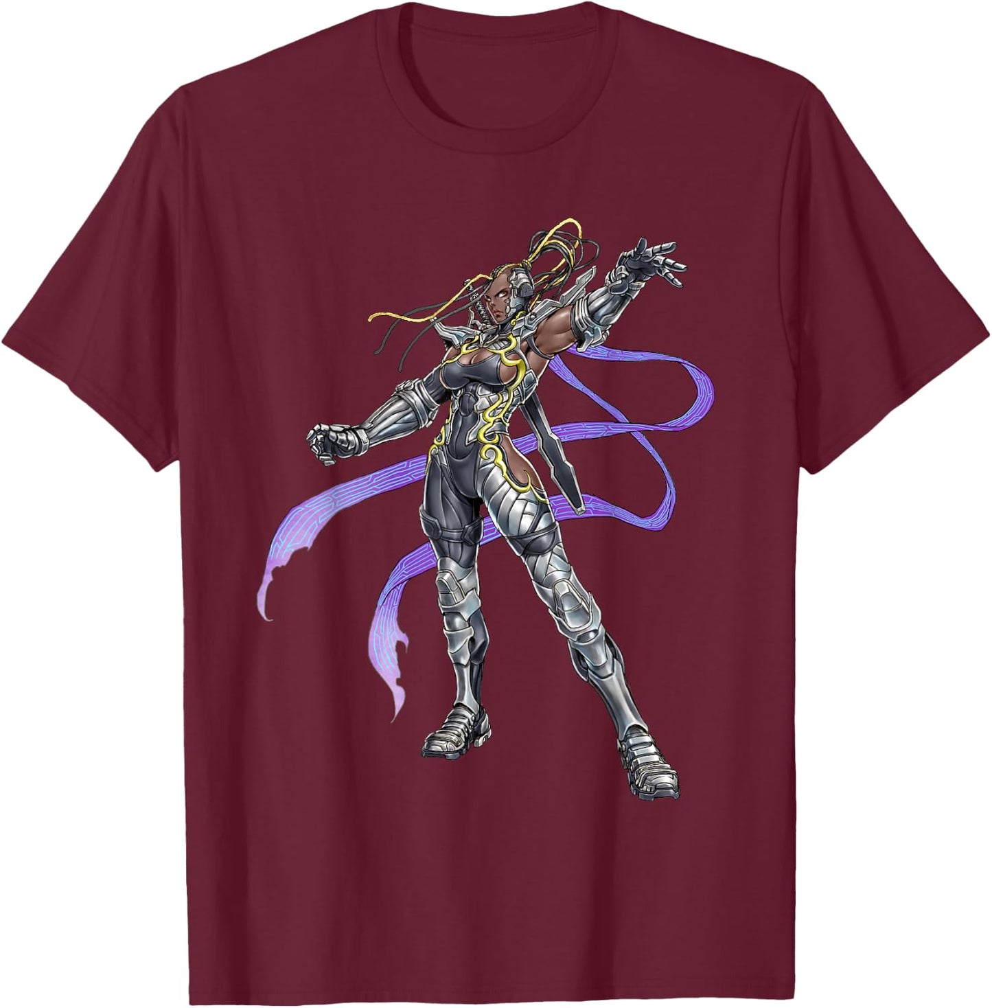 【tekken】tekken Master Raven 004 T-Shirt - T-Shirt | Maroon