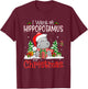 I Want A Hippopotamus For Christmas Xmas Hippo for Kid Women T-Shirt - T-Shirt | Maroon