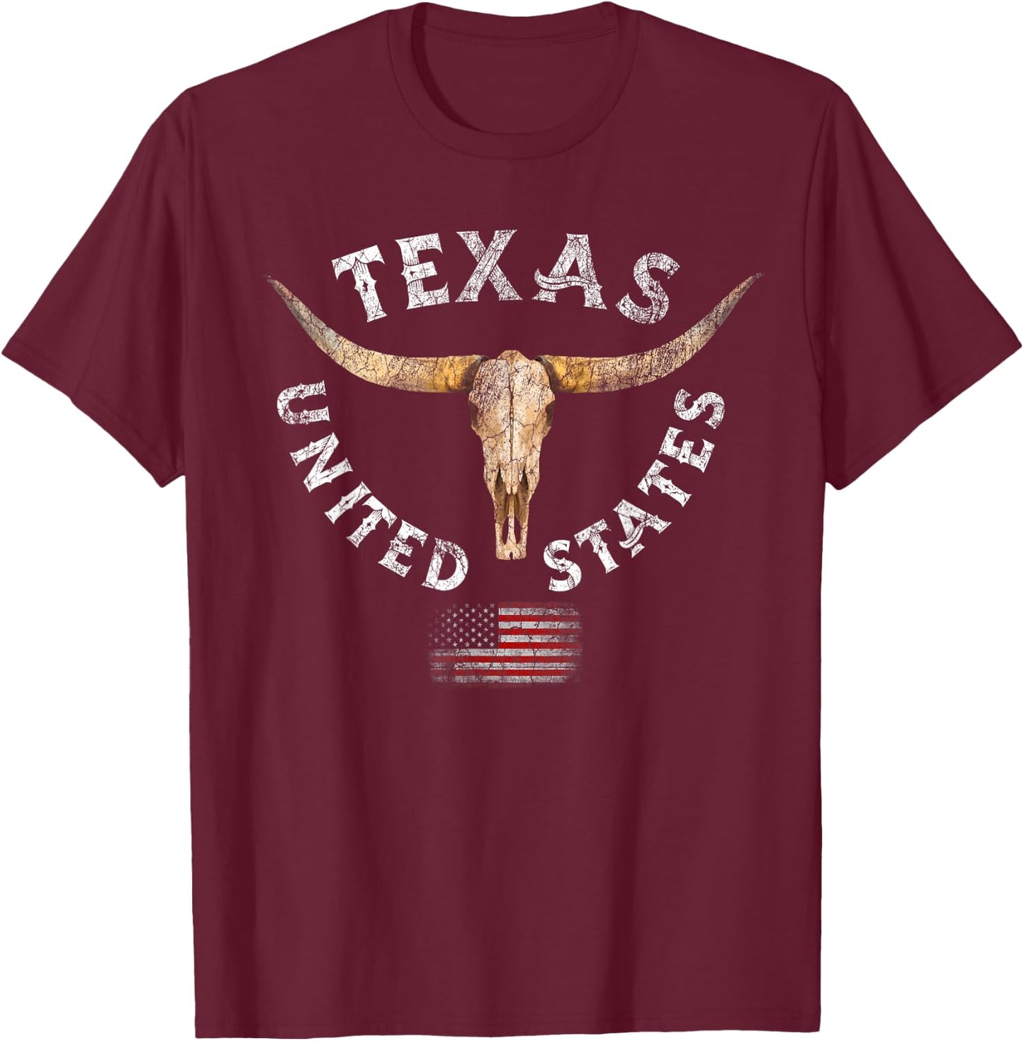 Texas - USA - Pride Since 1845 Texas Fan , black T-Shirt - T-Shirt | Maroon