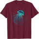 Jellyfish Ocean Animal Scuba Diving Jelly Fish T-Shirt - T-Shirt | Maroon