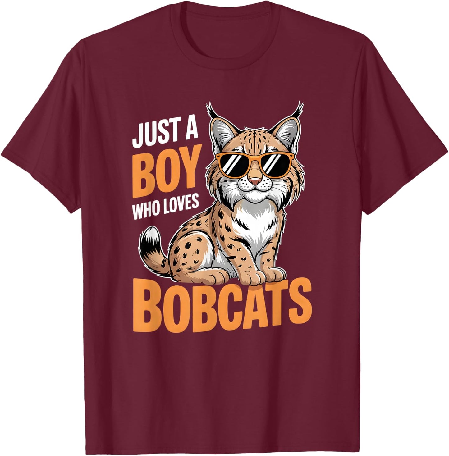 Boys Bobcat T-Shirt - T-Shirt | Maroon