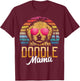 Doodle Mama Goldendoodle Mom T-Shirt - T-Shirt | Maroon