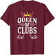 Queen Of Golf Club T-Shirt - T-Shirt | Maroon
