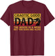 Chaotic Good Dad The House is A Mess But The Kids are Alive T-Shirt - T-Shirt | Maroon