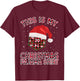 This Is My Christmas Pajama Plaid Board Game Role Play D20 T-Shirt - T-Shirt | Maroon