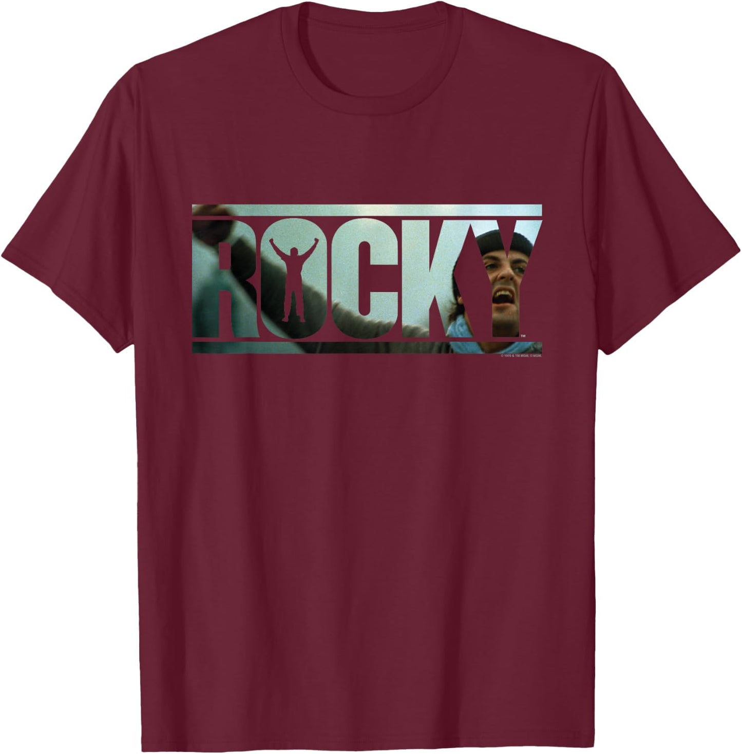Rocky Cutout Logo T-Shirt - T-Shirt | Maroon