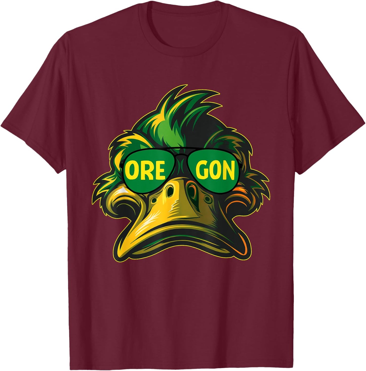 I Love Oregons Personalized Name Awesome Gift Sports T-Shirt - T-Shirt | Maroon
