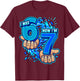 I was 6 Now I'm 7 7th Birthday 6 7 Birthday Boys T-Shirt - T-Shirt | Maroon
