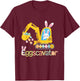 Easter Egg Hunt Shirt For Kids s Funny EggsCavator T-Shirt - T-Shirt | Maroon