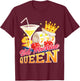 Slot Machine Queen Slot Machine T-Shirt - T-Shirt | Maroon