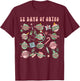 Christmas Orthopedic 12 Days of Ortho Ortho Nurse Group Team T-Shirt - T-Shirt | Maroon