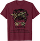 Seester Definition Messy Bun Camo Cheetah T-Shirt - T-Shirt | Maroon