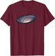 Black Hole in Space , black T-Shirt - T-Shirt | Maroon