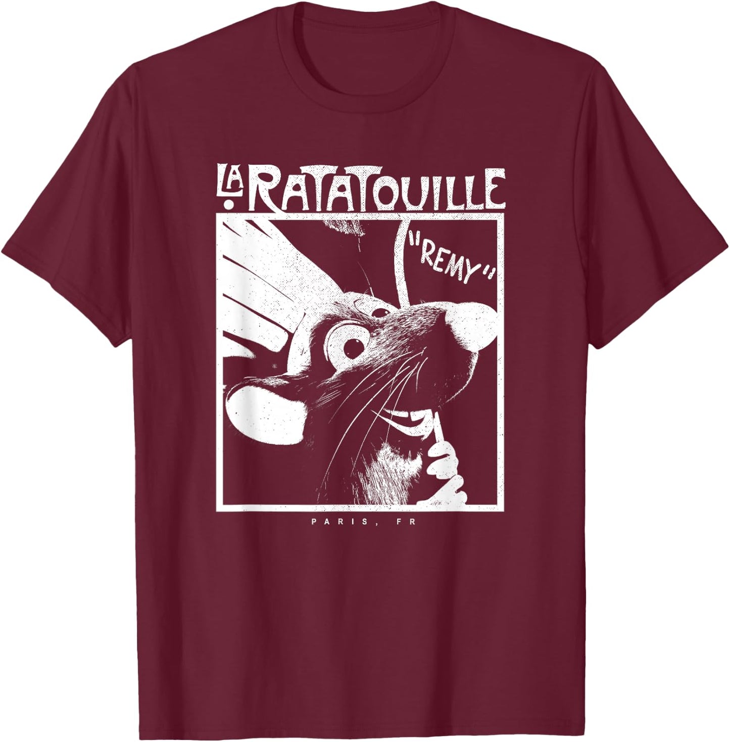 Disney Pixar Ratatouille Chef Remy T-Shirt - T-Shirt | Maroon