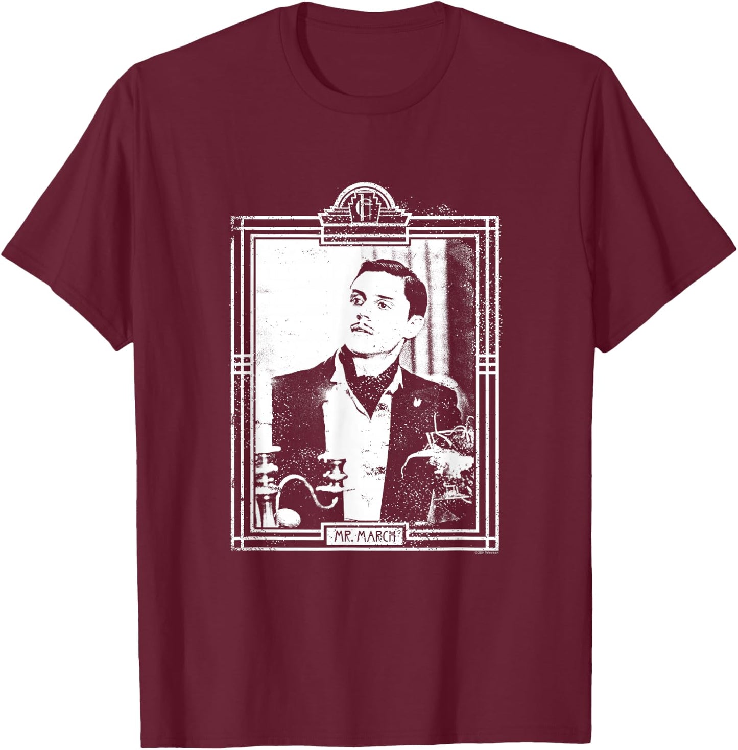 American Horror Story Hotel Mr. March T-Shirt - T-Shirt | Maroon