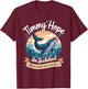 Timmy Hope Buckelwal Wal Meer Ozean Natur Design T-Shirt - T-Shirt | Maroon