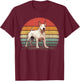 Bull Terrier Dog Retro Style Distressed Vintage Bull Terrier T-Shirt - T-Shirt | Maroon