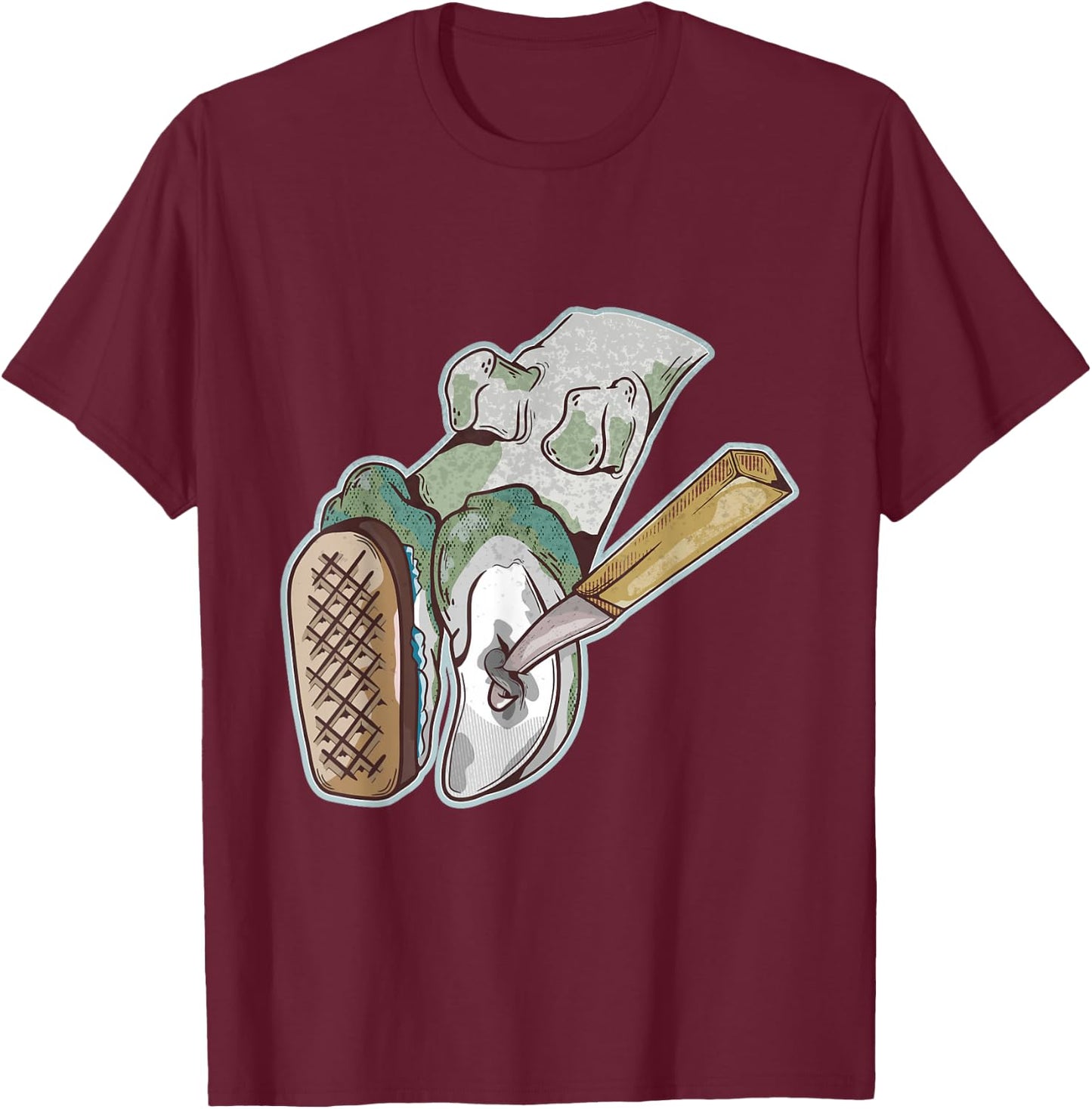 Cow hoof trimming T-Shirt - T-Shirt | Maroon