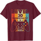 1992 Geboren 30th Birthday Gamer Men's Women's Vintage 1992 , black, s T-Shirt - T-Shirt | Maroon