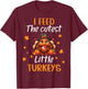 Lunch Lady Thanksgiving I Feed The Cutest Little Turkeys T-Shirt - T-Shirt | Maroon
