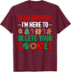 Tech Support Christmas Cookies Women Men Funny Christmas T-Shirt - T-Shirt | Maroon