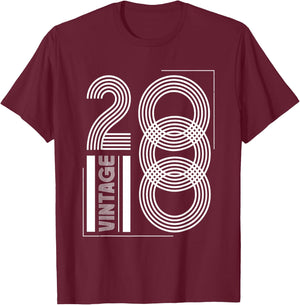 Vintage 2000 T Shirts Retro Funny 2000 Birthday T-Shirt - T-Shirt | Maroon