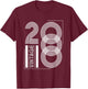 Vintage 2000 T Shirts Retro Funny 2000 Birthday T-Shirt - T-Shirt | Maroon