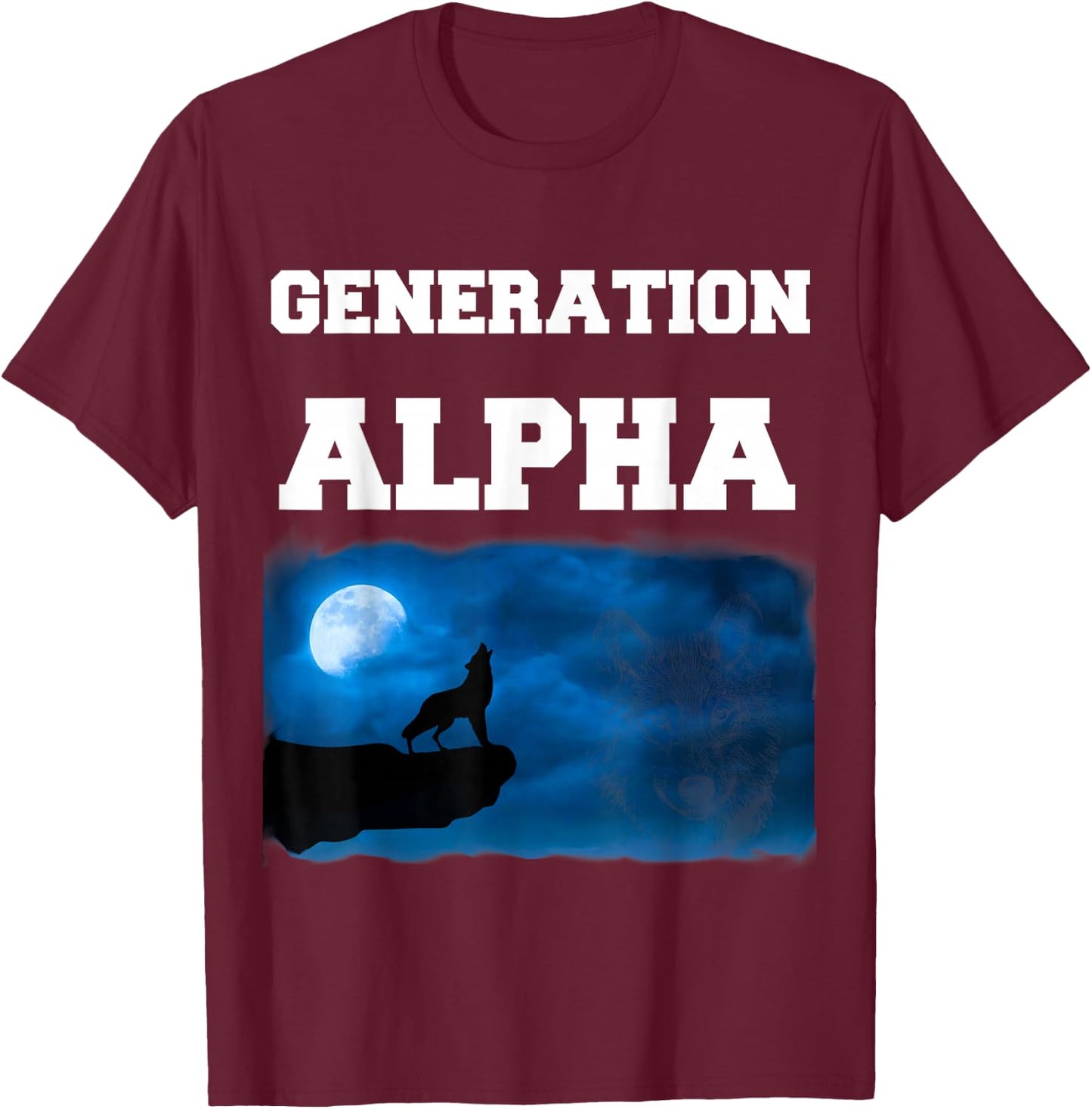 Generation Alpha T-Shirt - T-Shirt | Maroon