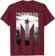 Nuyorican Flag of Puerto Rico print T-Shirt - T-Shirt | Maroon