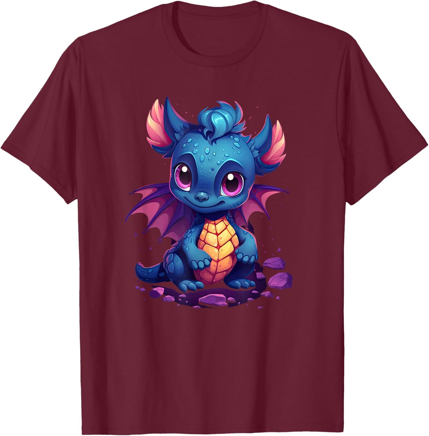 Cute Dragon funny Dragon lover baby T-Shirt - T-Shirt | Maroon