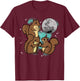 Squirrels Moon Funny Animal Rodent Meme Men Women Kids Boys T-Shirt - T-Shirt | Maroon
