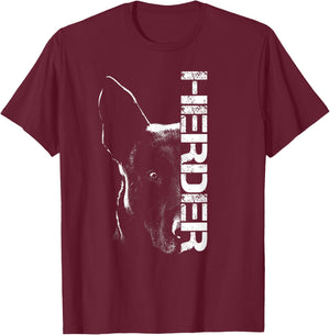 Herder Holländischer Schäferhund Hollandse Herdershond T-Shirt - T-Shirt | Maroon