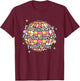 I'm Just Here. For The Forced Family F.u.n Apparel Black -Adults X-Small Modern Humorous T-Shirt - T-Shirt | Maroon