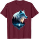 Wolf shirt , wolf shirt, wolf women, wolf moon T-Shirt - T-Shirt | Maroon