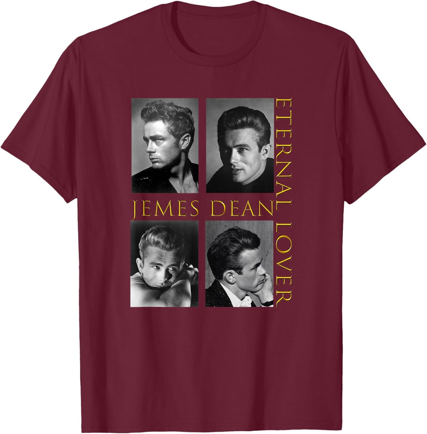 James Dean_002 T-Shirt - T-Shirt | Maroon
