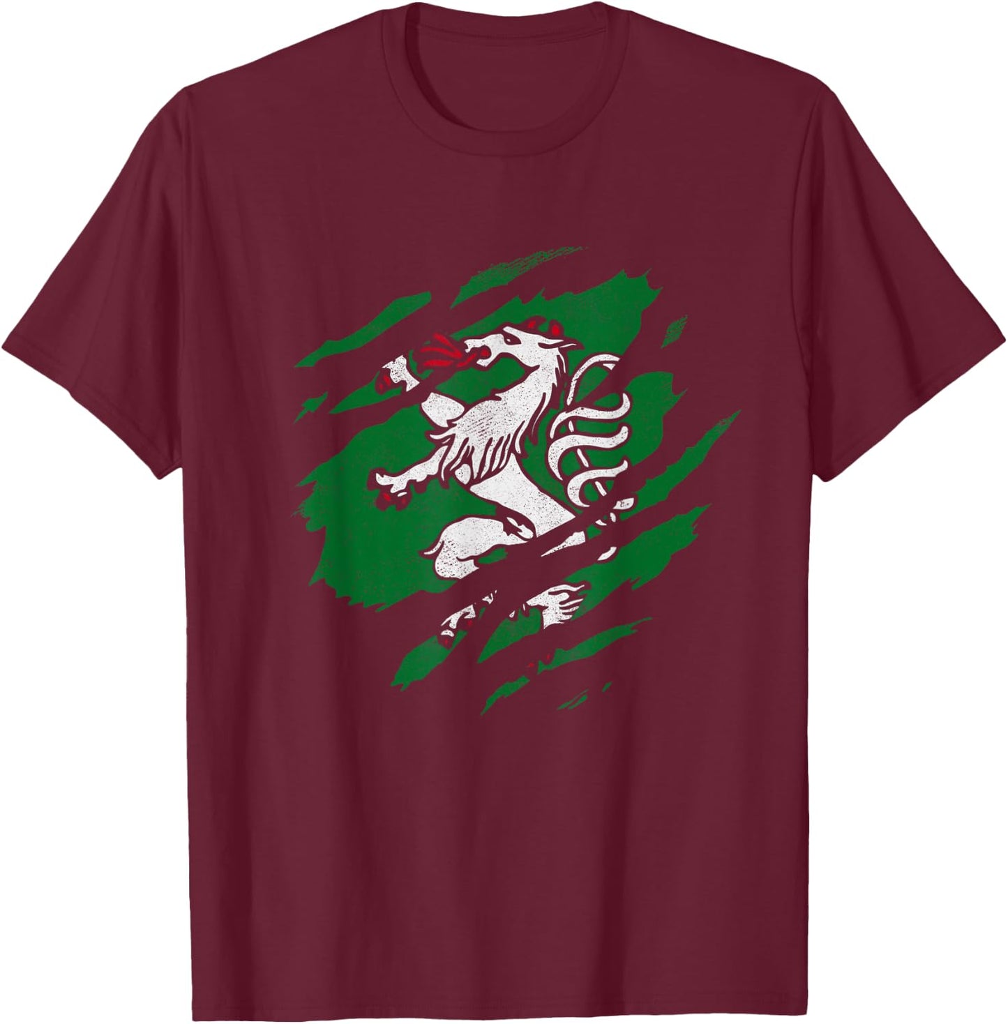 Styrian Panther Styrian Crest , black, s T-Shirt - T-Shirt | Maroon
