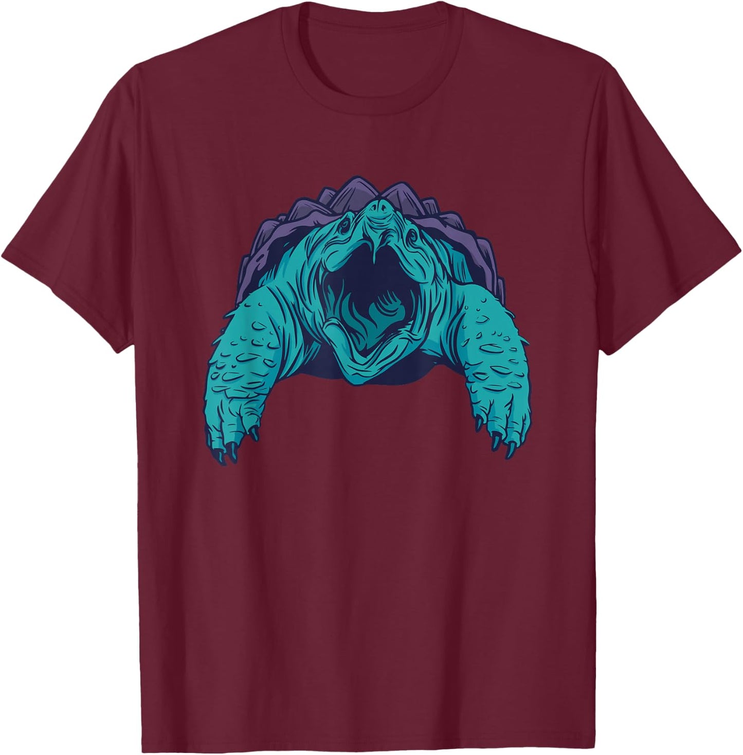 Alligator Snapping Turtle Lover T-Shirt - T-Shirt | Maroon