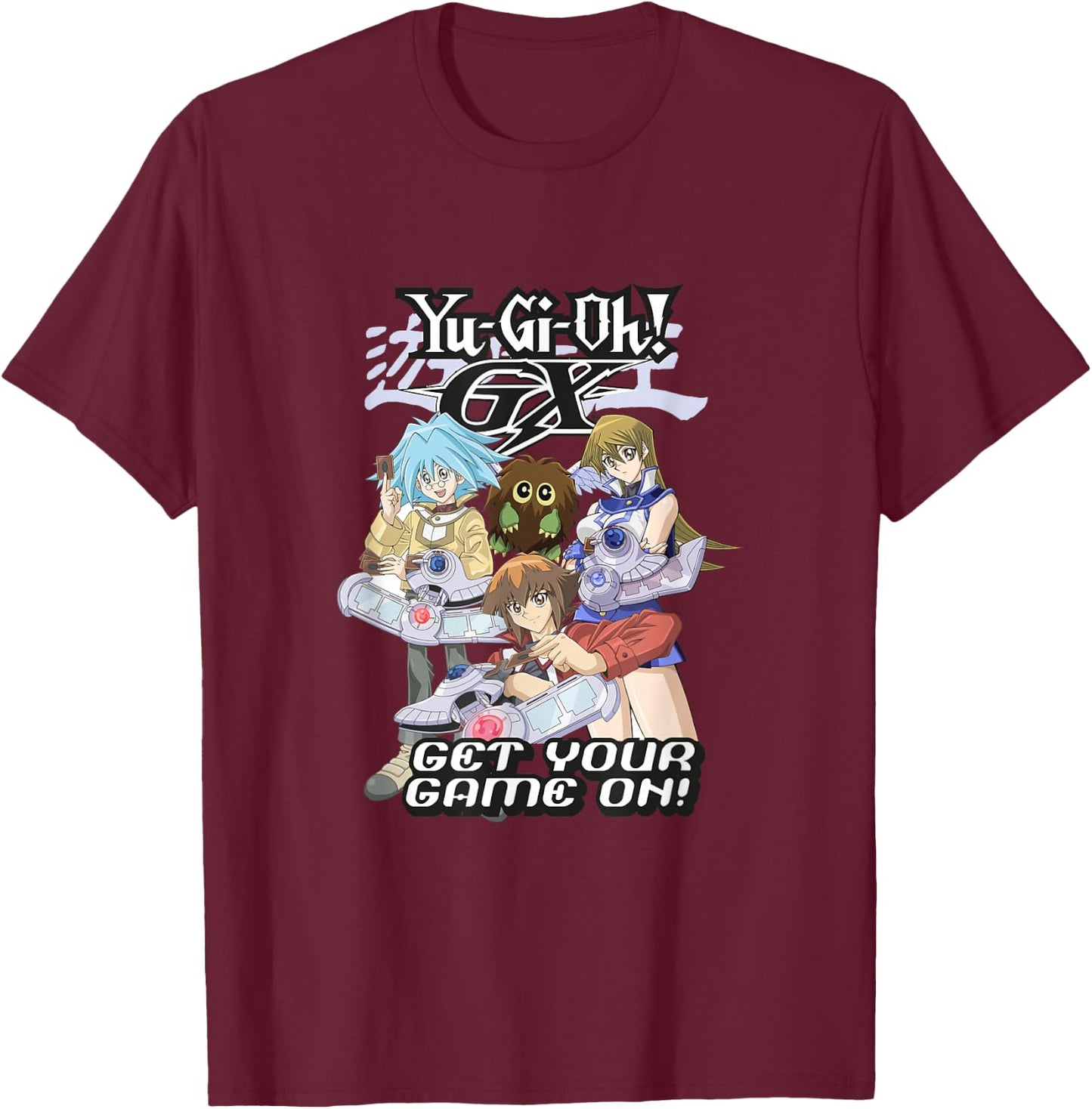 Yu-Gi-Oh! Game On Quote PAPL2535 Game Graphic Clothing T-Shirt - T-Shirt | Maroon