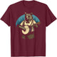 Country Music Bear Banjo Player Awesome Folk T-Shirt - T-Shirt | Maroon