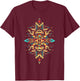 Southwest Turquoise Native American Aztec Pattern T-Shirt - T-Shirt | Maroon