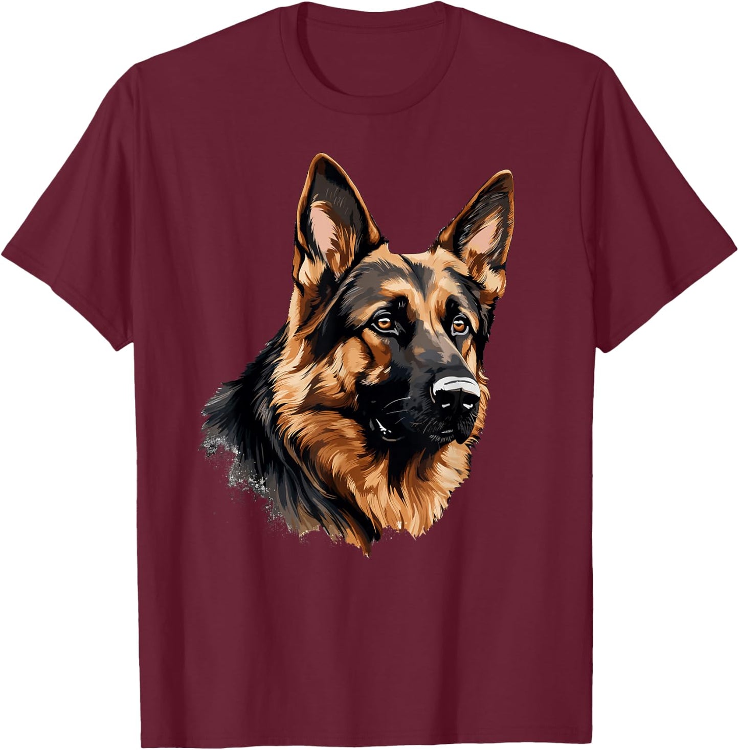 German Shepherd Dog Puppies,German Shepherd fan Lover Owner T-Shirt - T-Shirt | Maroon