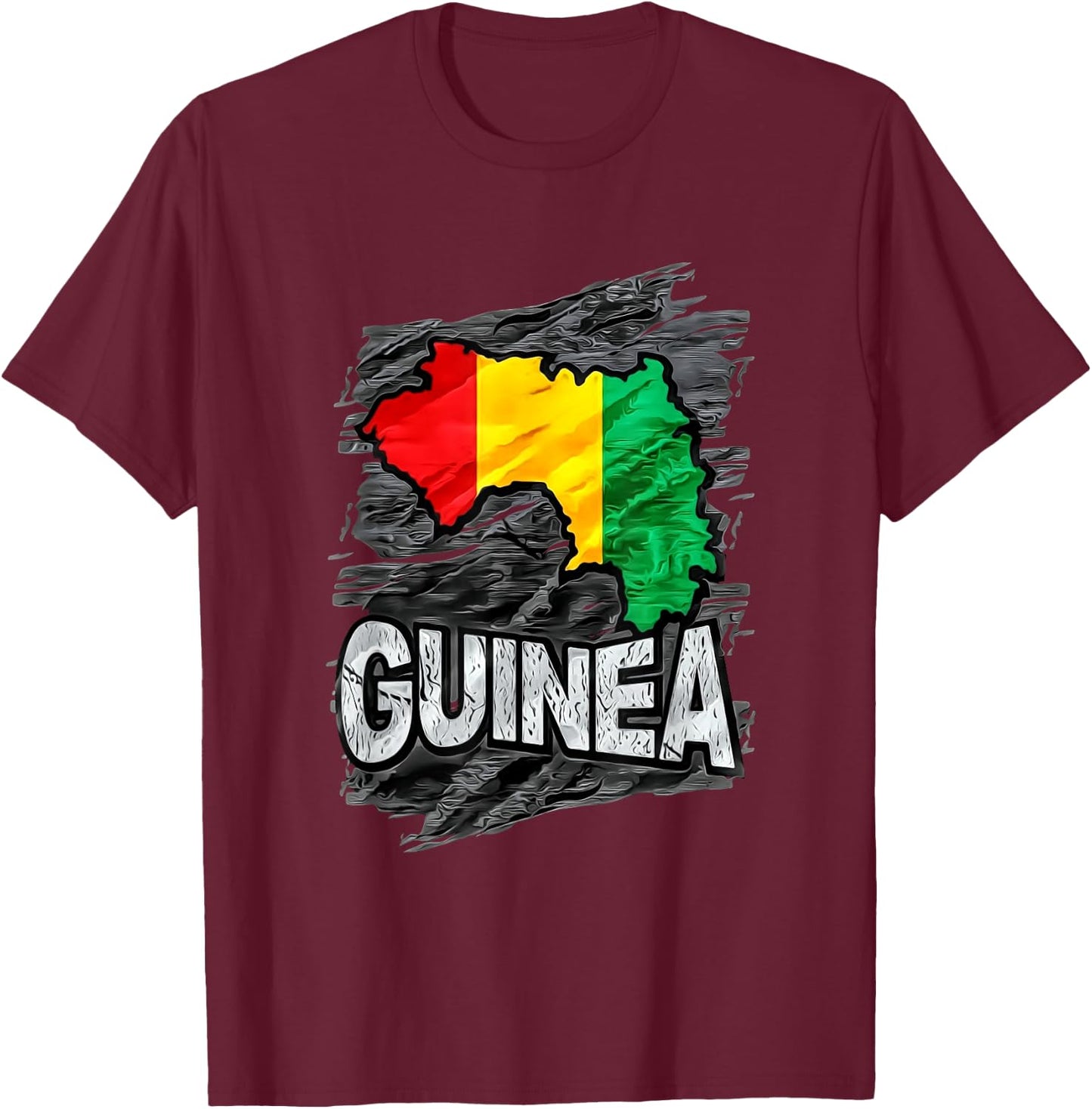 Guinea T-Shirt - T-Shirt | Maroon