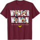 Wonder Woman 80th Stronger Than You Believe T-Shirt - T-Shirt | Maroon