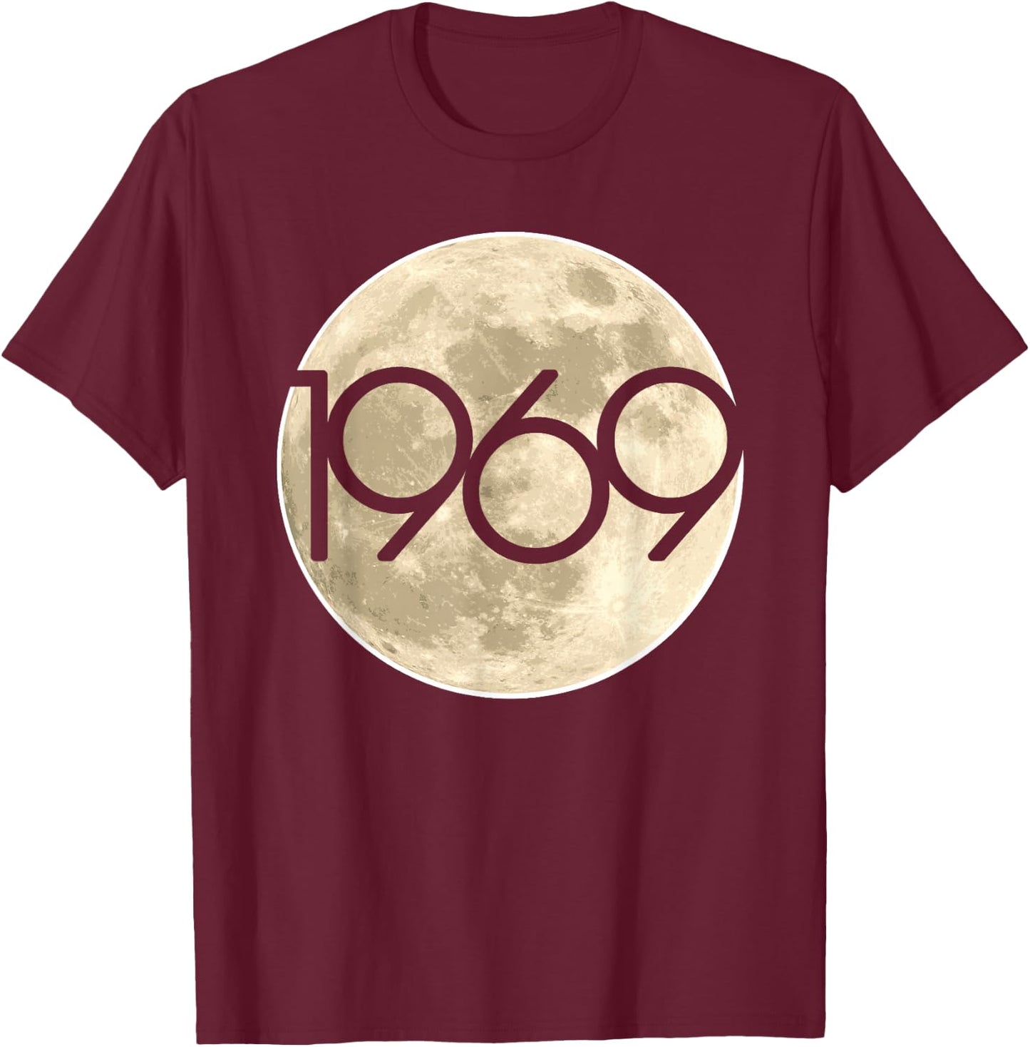 50th Anniversary Apollo 11 1969 Moon Landing T-Shirt - T-Shirt | Maroon