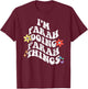 Retro Groovy Im FARAH Doing FARAH Things Funny Mother's Day T-Shirt - T-Shirt | Maroon