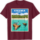 Bahamas Swimming Pigs Tropical Beach Exuma Vacation Souvenir Men Women Kids T-Shirt - T-Shirt | Maroon