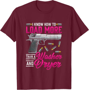 Funny Gun Lover Women Shooting Enthusiast Small T-Shirt - T-Shirt | Maroon