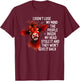 Cow I Didn't Lose My Mind The People Inside My Head Stole It T-Shirt - T-Shirt | Maroon
