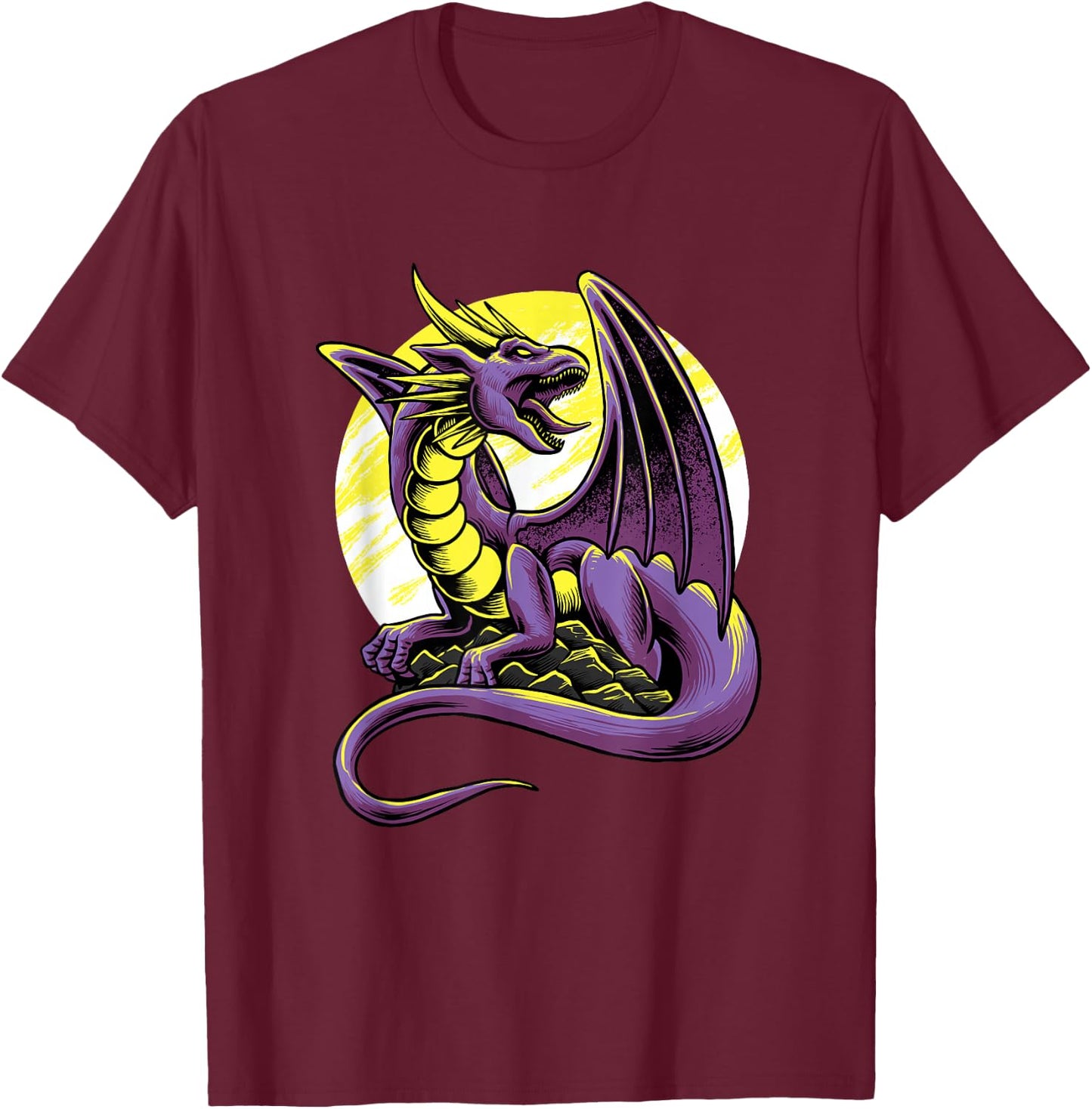 Non Binary Dragon Agender Non-Binary Pride LGBTQ Genderqueer T-Shirt - T-Shirt | Maroon